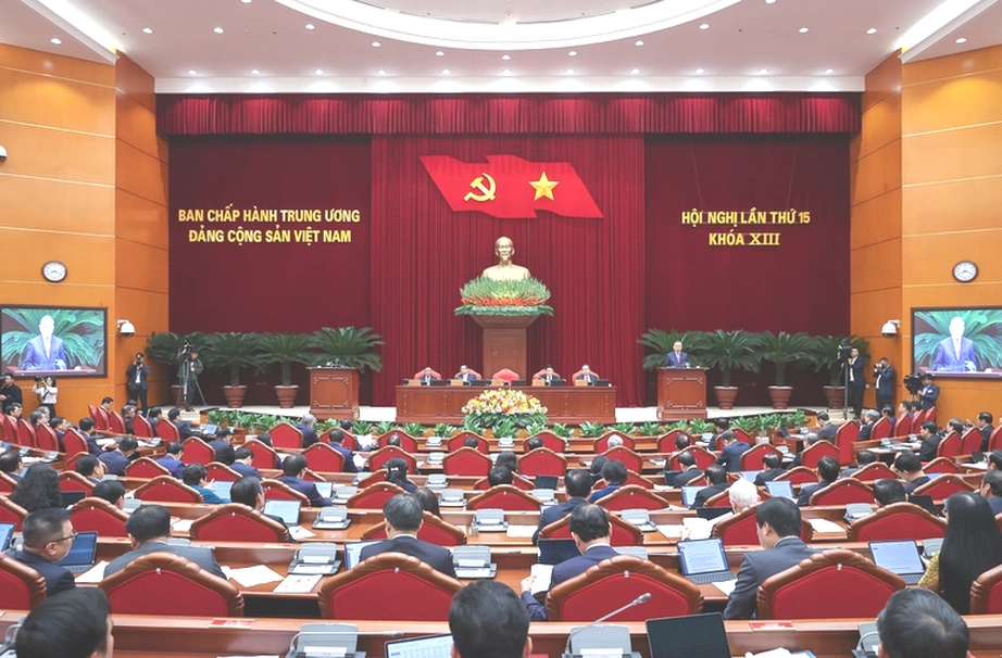 Thông cáo báo chí ngày làm việc thứ nhất Hội nghị Trung ương 15, khóa XIII- Ảnh 1. Thông cáo báo chí ngày làm việc thứ nhất Hội nghị Trung ương 15, khóa XIII- Ảnh 1.