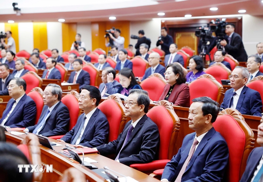 Bế mạc Hội nghị lần thứ 15 Ban Chấp h&agrave;nh Trung ương Đảng kh&oacute;a XIII- Ảnh 2.