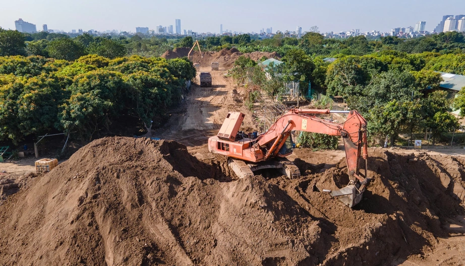 Trung Chính dồn lực bứt tốc trên đại công trường cầu Tứ Liên- Ảnh 9. Trung Chính dồn lực bứt tốc trên đại công trường cầu Tứ Liên- Ảnh 9.