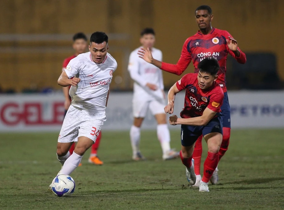 V-League: Thủng lưới phút 90+9, Thể Công Viettel thua đau CAHN - Ảnh 1.