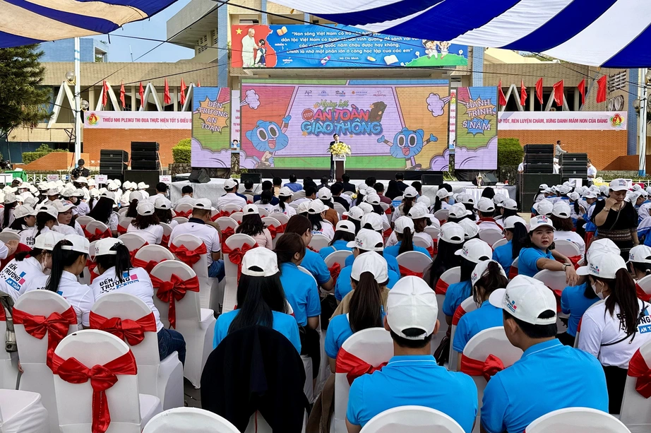 Thiếu nhi Gia Lai, Yên Bái và Quảng Ngãi hào hứng tranh tài cuộc thi "Siêu nhí an toàn"- Ảnh 1.