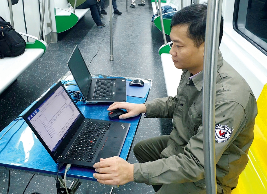 Chuyện chưa kể đăng kiểm toa tàu metro- Ảnh 2. Chuyện chưa kể đăng kiểm toa tàu metro- Ảnh 2.