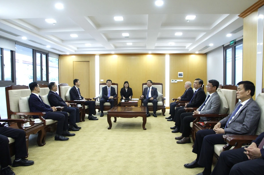 Bộ trưởng Trần Hồng Minh làm việc với Tổng công ty Luyện kim Trung Quốc- Ảnh 1. Bộ trưởng Trần Hồng Minh làm việc với Tổng công ty Luyện kim Trung Quốc- Ảnh 1.
