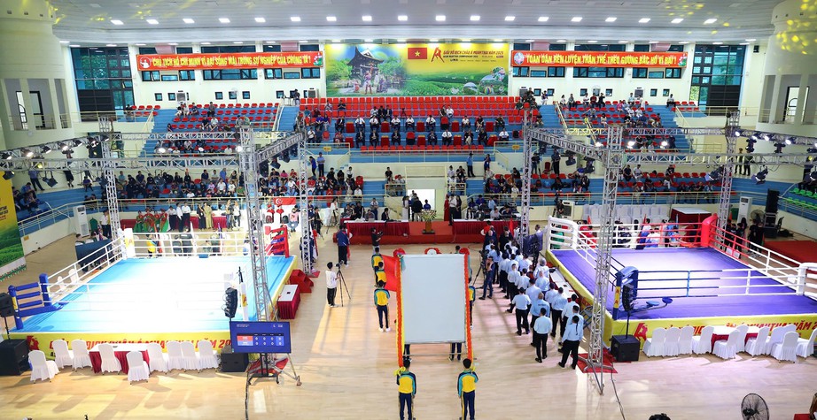 Khai mạc Giải vô địch châu Á Muay 2025 tại Thái Nguyên- Ảnh 2. Khai mạc Giải vô địch châu Á Muay 2025 tại Thái Nguyên- Ảnh 2.