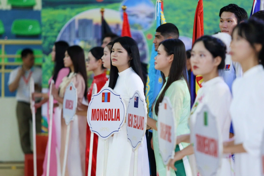 Khai mạc Giải vô địch châu Á Muay 2025 tại Thái Nguyên- Ảnh 4. Khai mạc Giải vô địch châu Á Muay 2025 tại Thái Nguyên- Ảnh 4.