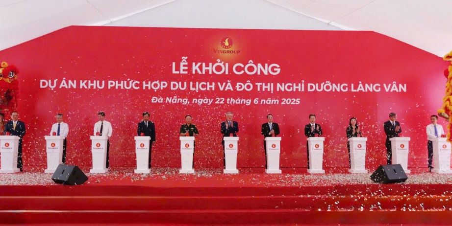 Khởi công Khu phức hợp Du lịch và đô thị Làng Vân ở Đà Nẵng- Ảnh 1. Khởi công Khu phức hợp Du lịch và đô thị Làng Vân ở Đà Nẵng- Ảnh 1.