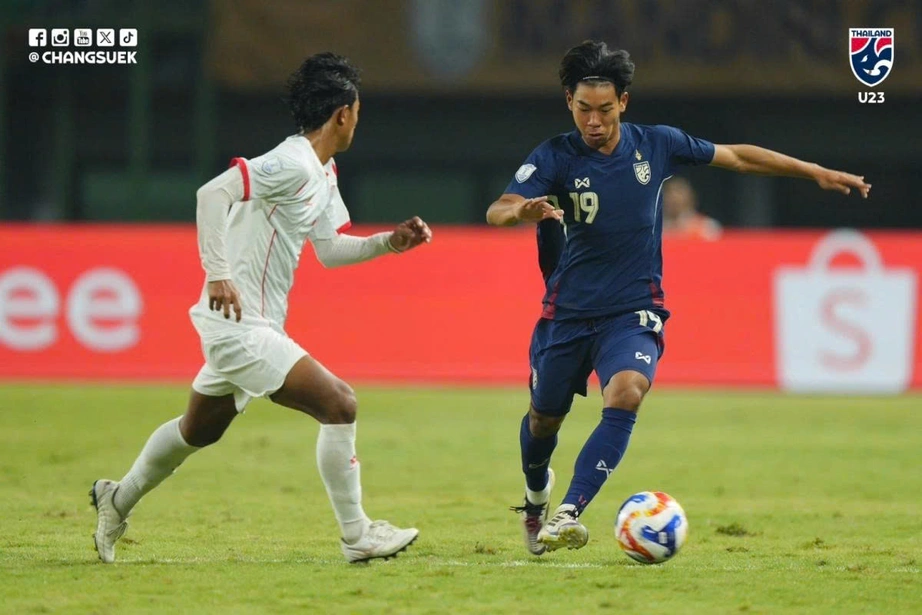 U23 Đông Nam Á: Thái Lan vào bán kết sau trận hòa Myanmar- Ảnh 1. U23 Đông Nam Á: Thái Lan vào bán kết sau trận hòa Myanmar- Ảnh 1.