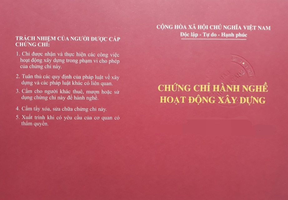 Hà Tĩnh: Thu hồi nhiều chứng chỉ hành nghề xây dựng do kê khai không trung thực	 - Ảnh 1.