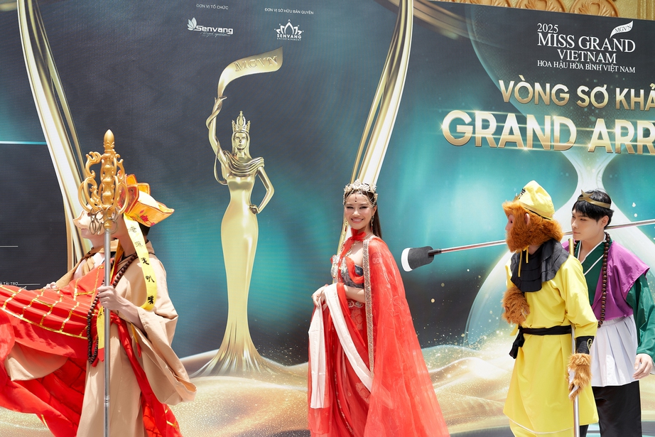 Thí sinh biến hình độc đáo tại Sơ khảo Miss Grand Vietnam 2025- Ảnh 3. Thí sinh biến hình độc đáo tại Sơ khảo Miss Grand Vietnam 2025- Ảnh 3.