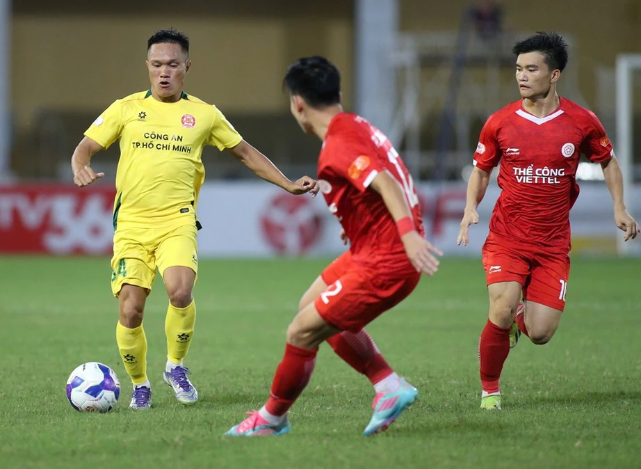 V-League: Sao Việt kiều tỏa sáng, Thể Công Viettel thắng dễ Công an TP.HCM- Ảnh 2.