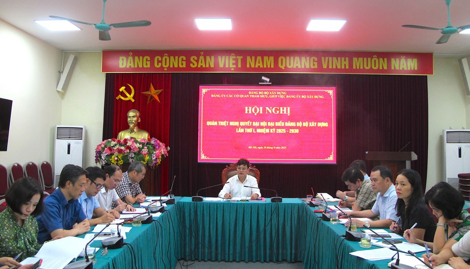 Đảng ủy cơ quan thuộc Bộ Xây dựng quán triệt 3 đột phá trong triển khai nghị quyết- Ảnh 1.