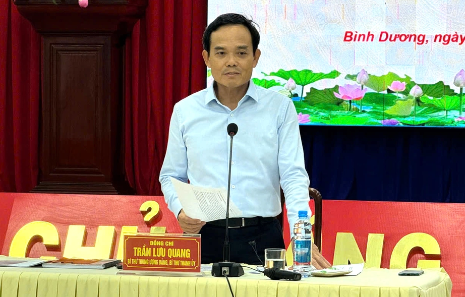 Bí thư Trần Lưu Quang: Phường Bình Dương cần giữ vững an ninh, phát triển đô thị bền vững- Ảnh 1.