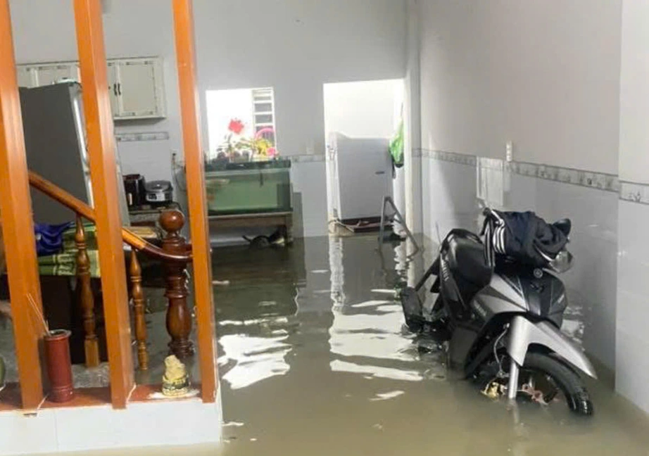 Nhiều khu vực ở Đồng Nai ngập do mưa lớn, người dân bì bõm lội nước về nhà- Ảnh 8. Nhiều khu vực ở Đồng Nai ngập do mưa lớn, người dân bì bõm lội nước về nhà- Ảnh 8.
