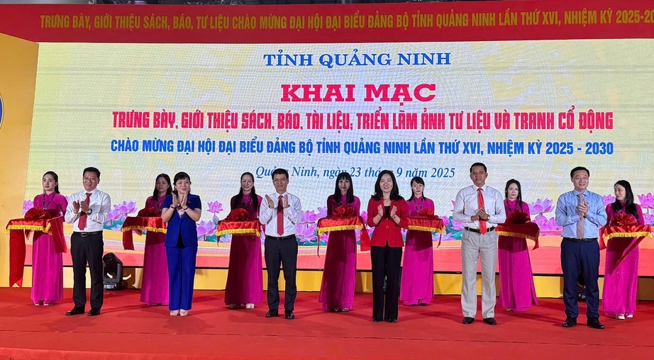 Quảng Ninh trưng bày, triển lãm chào mừng Đại hội Đảng bộ tỉnh lần thứ XVI- Ảnh 1.