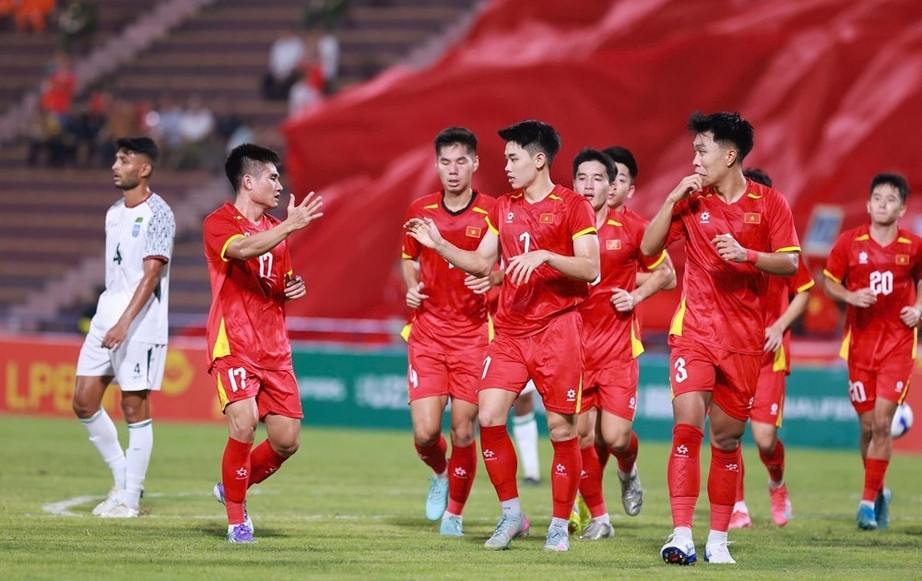 Sao Việt kiều tỏa sáng, U23 Việt Nam thắng 2-0 ở vòng loại giải châu Á- Ảnh 1. Sao Việt kiều tỏa sáng, U23 Việt Nam thắng 2-0 ở vòng loại giải châu Á- Ảnh 1.