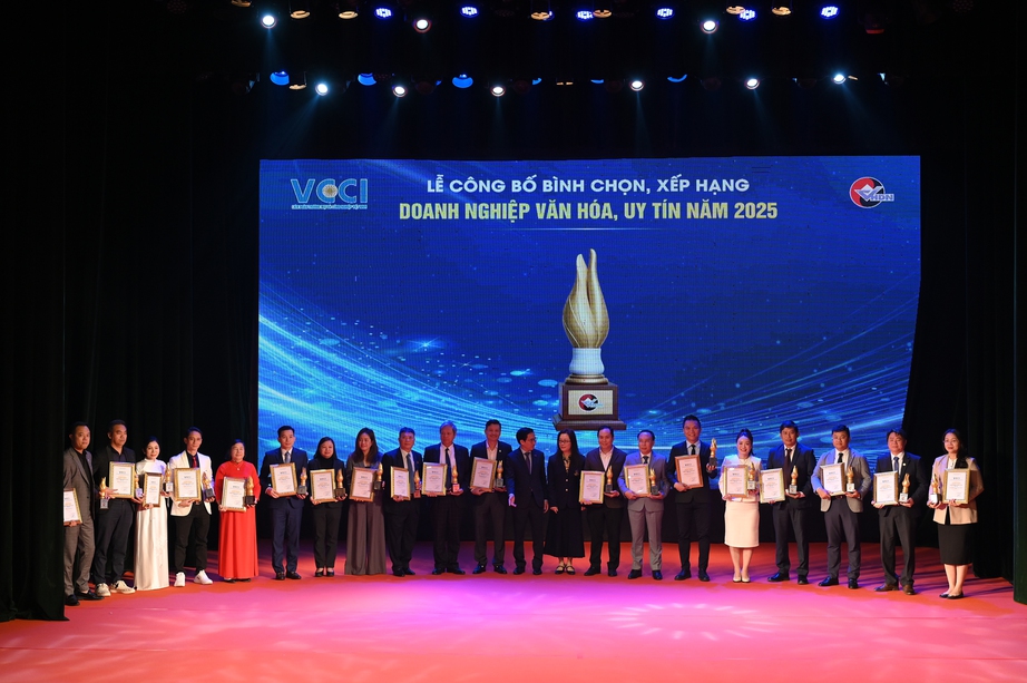 VCCI vinh danh 68 doanh nghiệp văn h&oacute;a, uy t&iacute;n năm 2025- Ảnh 1.