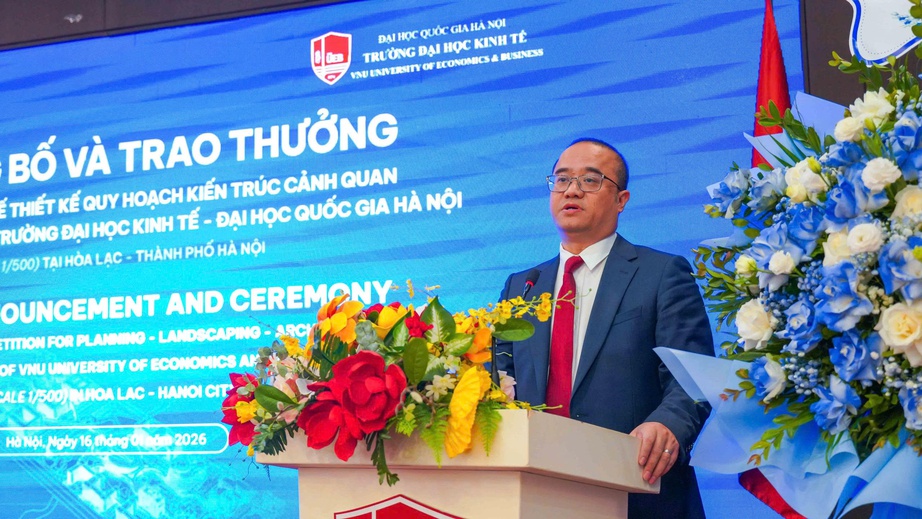 Đại học Kinh tế trao giải cuộc thi thiết kế quy hoạch - kiến tr&uacute;c tại H&ograve;a Lạc- Ảnh 1.