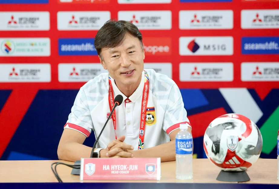 Đội tuyển L&agrave;o chia tay HLV Ha Hyeok-jun- Ảnh 1.