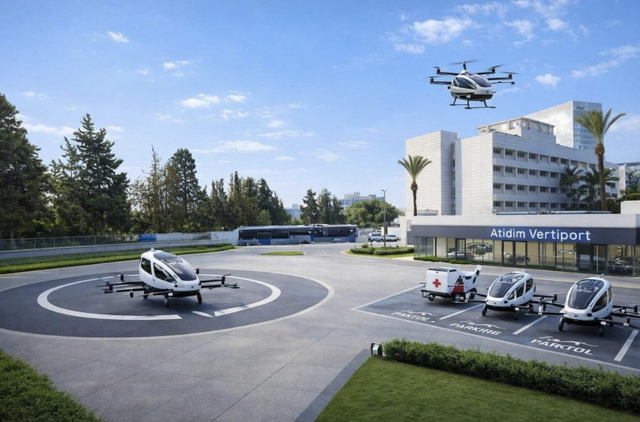 Israel x&acirc;y b&atilde;i đ&aacute;p đầu ti&ecirc;n cho taxi bay- Ảnh 1.