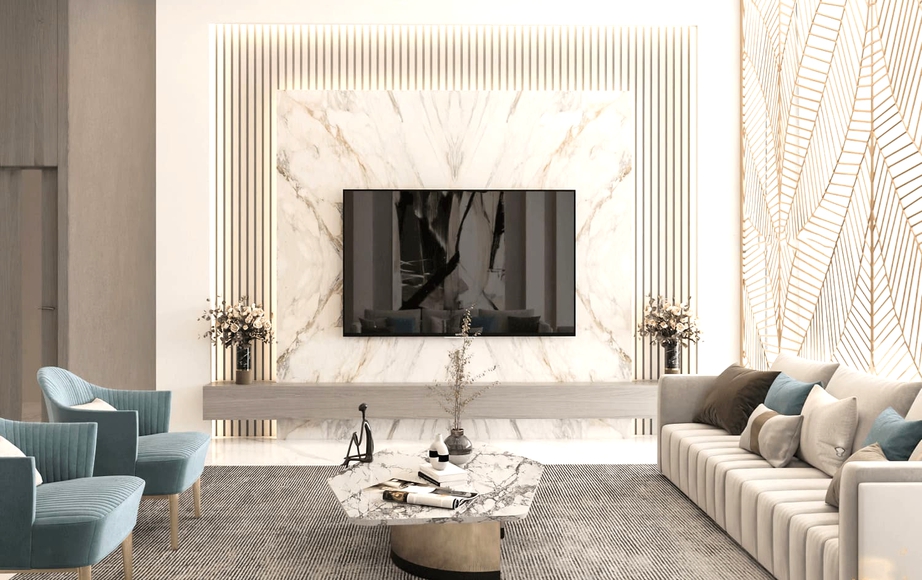 Khi nào dùng vật liệu ốp thay sơn tường trong thiết kế nội thất?- Ảnh 2.