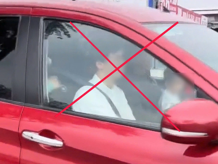 H&agrave; Nội: Xử phạt t&agrave;i xế cho trẻ nhỏ ngồi c&ugrave;ng h&agrave;ng ghế l&aacute;i xe- Ảnh 1.