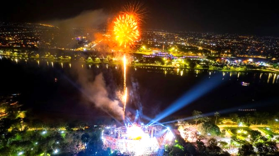 Huế: Tổ chức bắn ph&aacute;o hoa tại ba điểm trong đ&ecirc;m giao thừa tết B&iacute;nh Ngọ 2026- Ảnh 1.