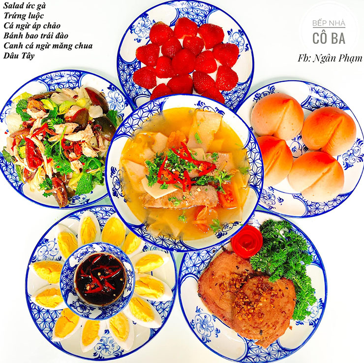 14. Các món ăn cô nấu đều cực kỳ chú trọng tới hình thức. Bởi cô nghĩ rằng, món ăn dù có ngon đến mấy nếu hình thức không hấp dẫn thì cũng không tạo ra sự vui vẻ cho người ăn.