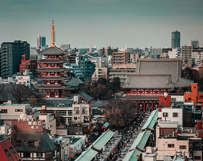 Bạn cũng đừng bỏ lỡ ngôi đền tuyệt đẹp Asakusa ở Tokyo nhé.