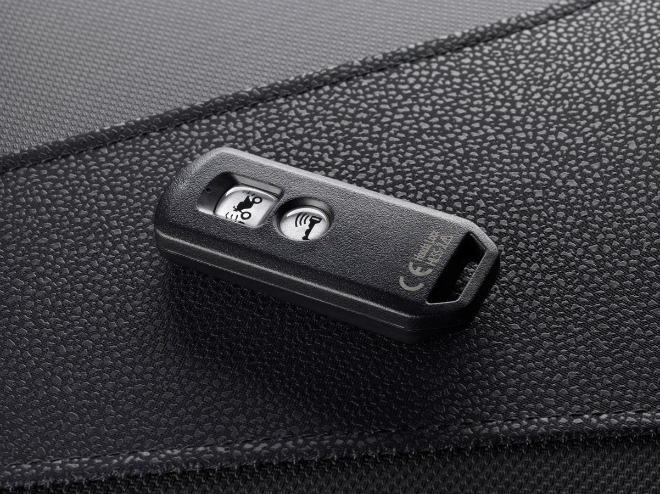 SH300i được bổ sung thêm 2 tính năng mới là khóa thông minh Smart Key.