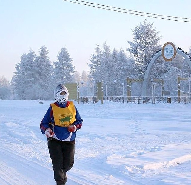 Chạy trong thời tiết lạnh như vậy tiêu tốn rất nhiều năng lượng