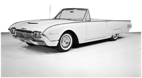 Ford Thunderbird 1961 là chiếc xe đã cùng cựu Tổng thống Kennedy diễu hành trong lễ nhậm chức năm 1961.