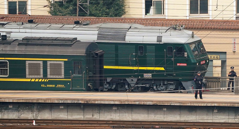 Lãnh đạo Triều Tiên Kim Jong Un được biết đến là người không thích đi máy bay, nên trong việc di chuyển của mình, ông thường ưu tiên sử dụng tàu hỏa. Ảnh: Sputnik International