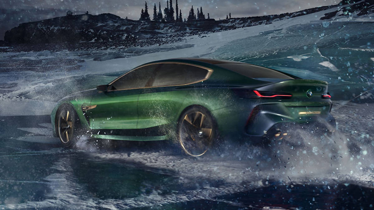 Cản trước với đặc trưng đậm BMW là lưới tảng nhiệt chia đôi cùng hốc hút gió dưới lớn như BMW M6, đèn pha vuông vức FULL LED