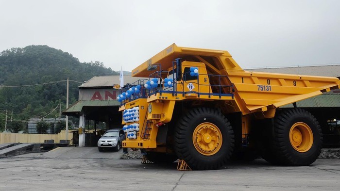 Mẫu xe tải này được một công ty thuê về sử dụng, mức phí không được tiết lộ