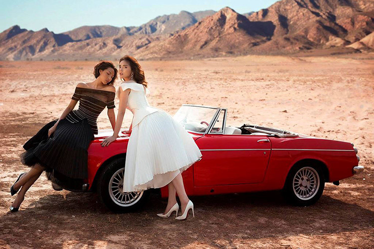 Mới đây nhất, cộng đồng mạng lại được dịp xôn xao khi xuất hiện bộ ảnh mà ở đó Kỳ Duyên e ấp bên người mẫu Minh Triệu