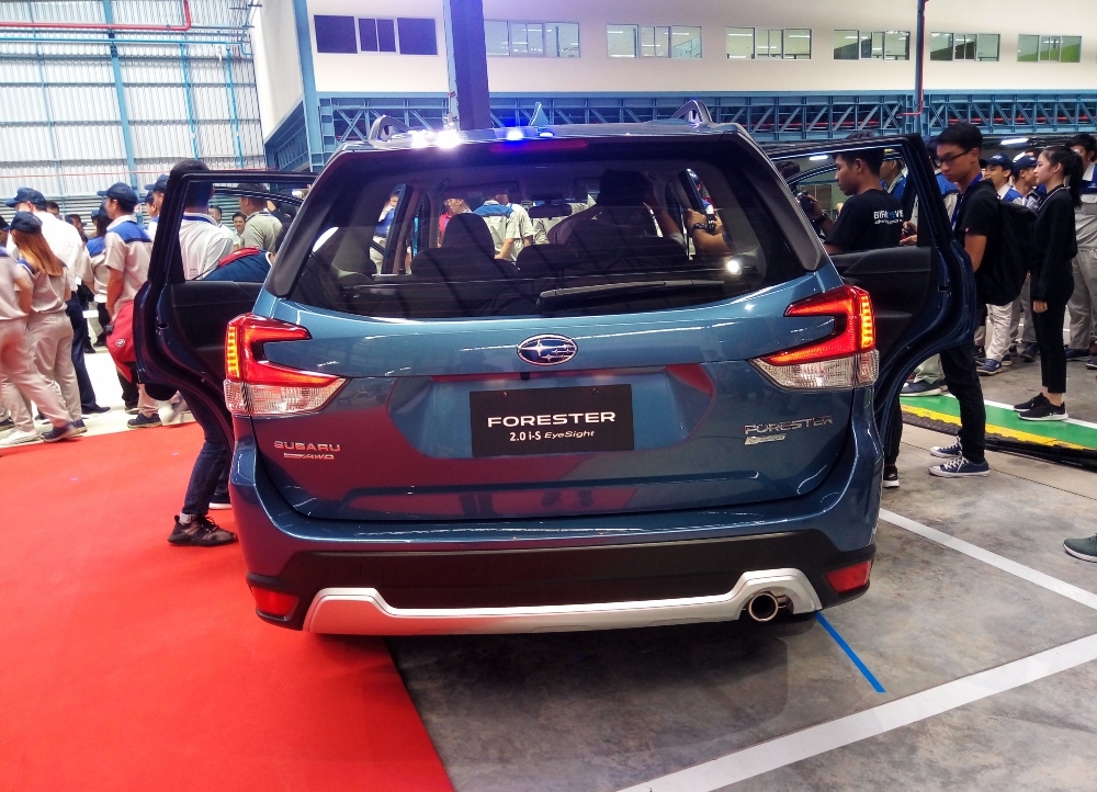 Nhằm được hưởng thuế nhập khẩu 0% khi về Việt Nam, xe Forester 2019 đáp ứng tỷ lệ linh kiện nội địa hóa tại Thái Lan (con số hãng công bố là 40%)