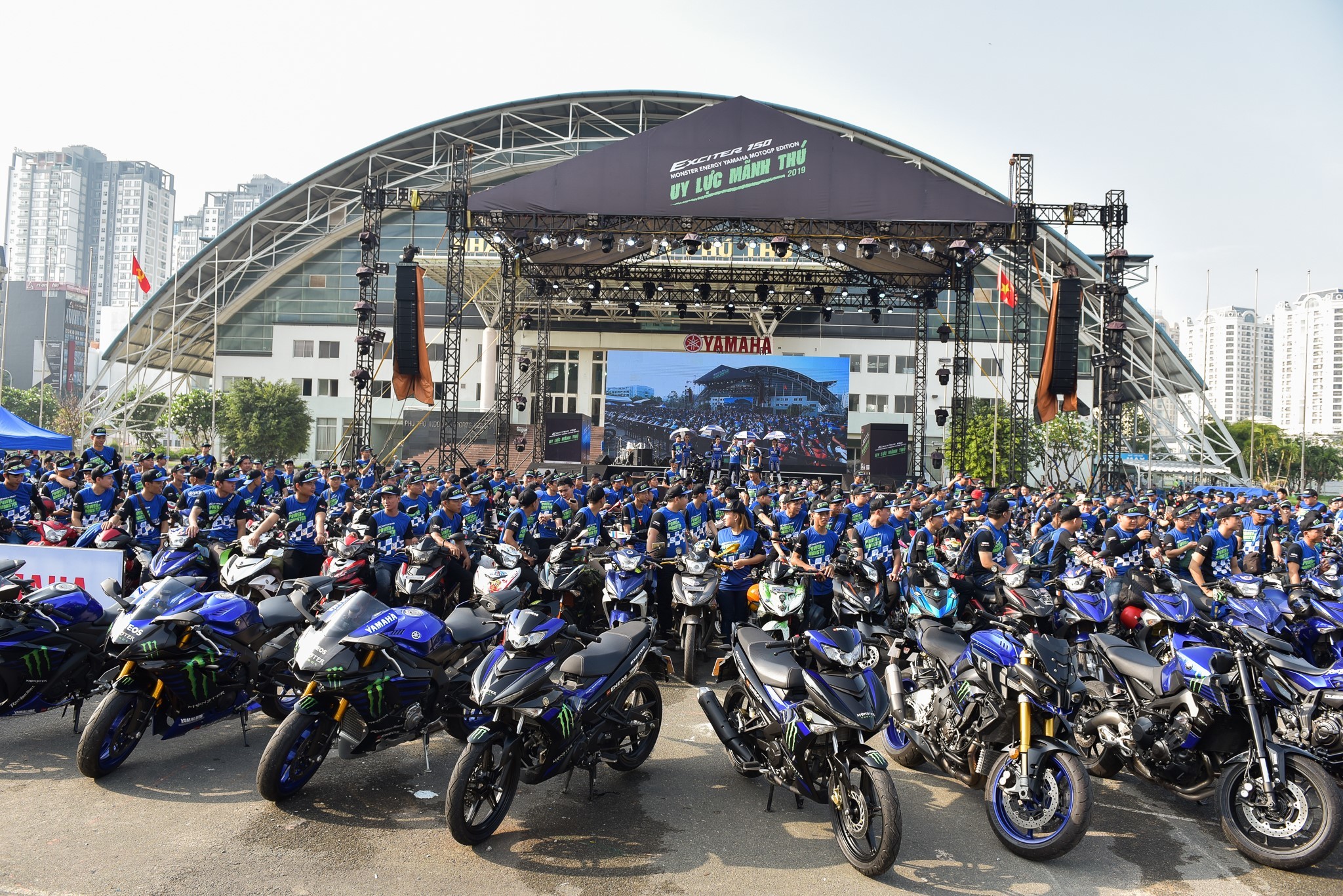 Exciter 150 2019 phiên bản Monster Energy vẫn không thay đổi về thông số kĩ thuật  giống như sự nâng cấp trước của Yamaha dành cho mẫu xe Exciter 150 mới được ra mắt vào ngày 3/8/2018