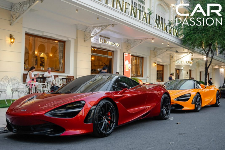Ở lần xuất hiện này, chiếc 720S của đại gia siêu xe Cường Đô la đã đậu chung với chính chiếc 720S rất đỗi quen thuộc của doanh nhân Hứa Phương, người đóng vai trò làm trưởng đoàn Car Passion trong 2 năm liên tiếp 2018 và 2019