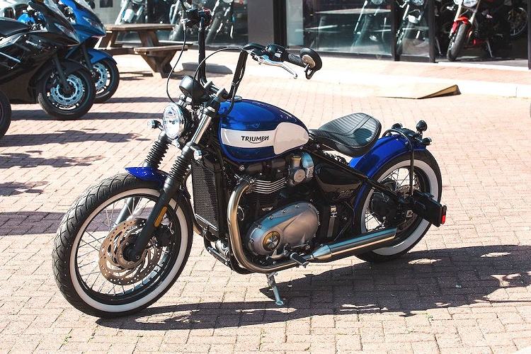 Ngược lại với Jack Lilley, bản độ của Bulldog Triumph lại là chiếc xe gần với nguyên bản nhất tham gia cuộc thi Build-off 2019