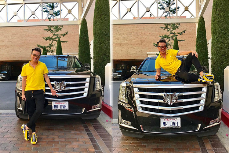 Ngoài MPV hạng sang Toyota Alphard 2019 mới mua sử dụng ở Việt Nam, anh chàng ca sỹ đình đám này còn sở hữu một chiếc SUV hạng sang Cadillac Escalade phiên bản cao cấp được dùng để sử dụng bên Mỹ