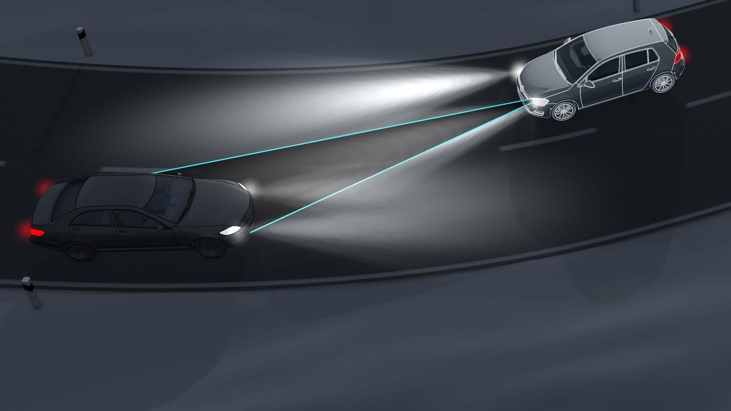 Hơn nữa, một số xe còn sở hữu chức năng tự hiệu chỉnh độ sáng, đảm bảo tầm nhìn cho tài xế nhưng không làm chói người cùng tham gia giao thông, xe đi ngược chiều