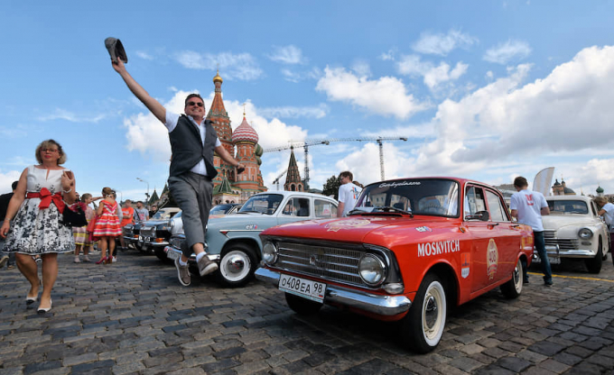 Cuộc thi thút hút rất nhiều khách du lịch và người đam mê xe cổ