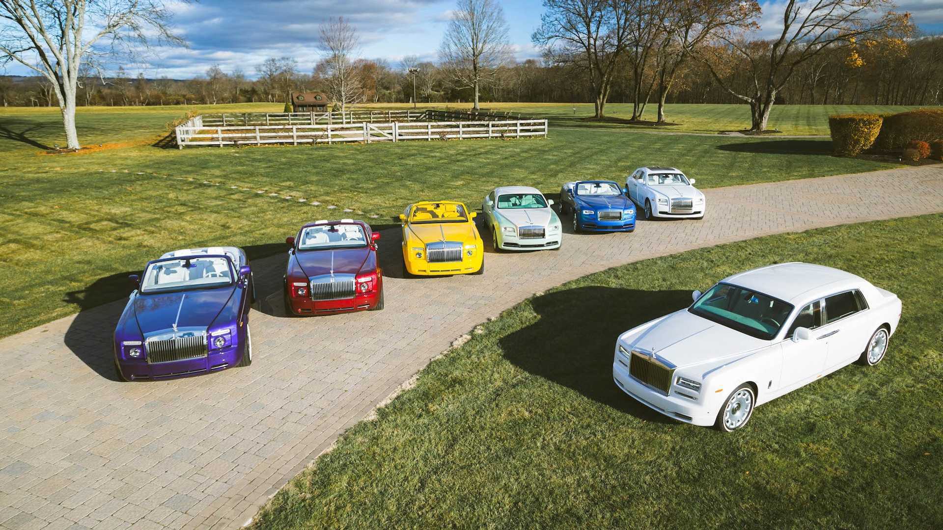 Những chiếc Rolls-Royce  đặc biệt của ông có thể kể đến như Fux Fuchsia Pearl (Phantom), Fux Fuchsia (Dawn), Fux Blue Candy (Dawn), Fux Intense Jade Pearl (Phantom), Fux Aequus Green Jade Pearl (Wraith), Fux White (Ghost), Fux Purple Candy (Phantom Drophead Coupe), Fux Red Candy (Phantom Drophead Coupe), và Fux Yellow (Phantom Drophead Coupe)