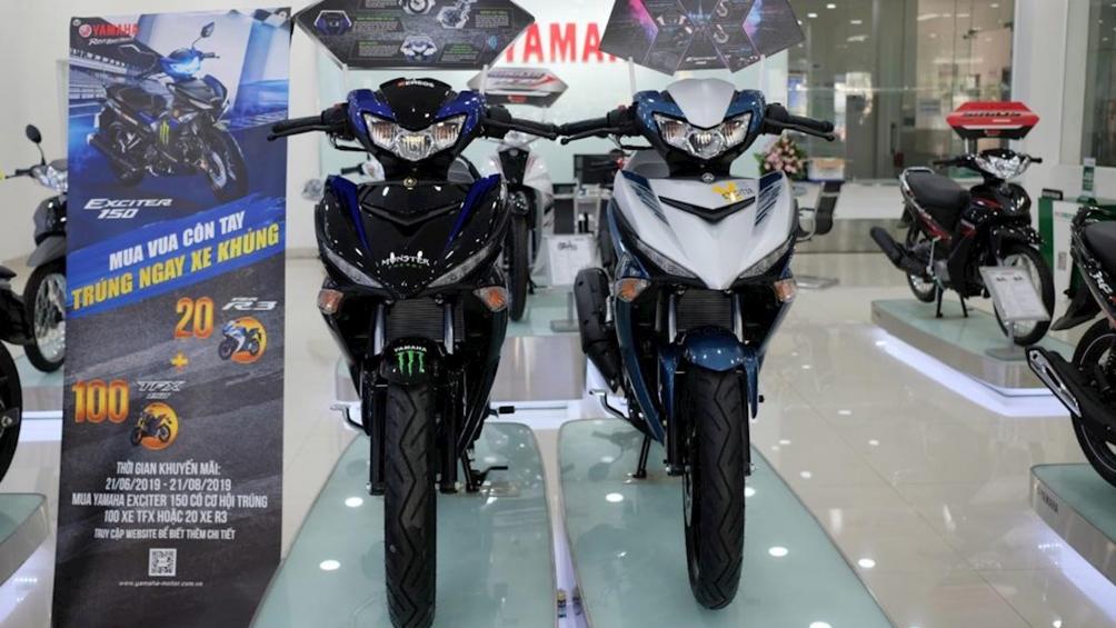 Xe máy Yamaha Exciter giảm giá mạnh tại đại lý