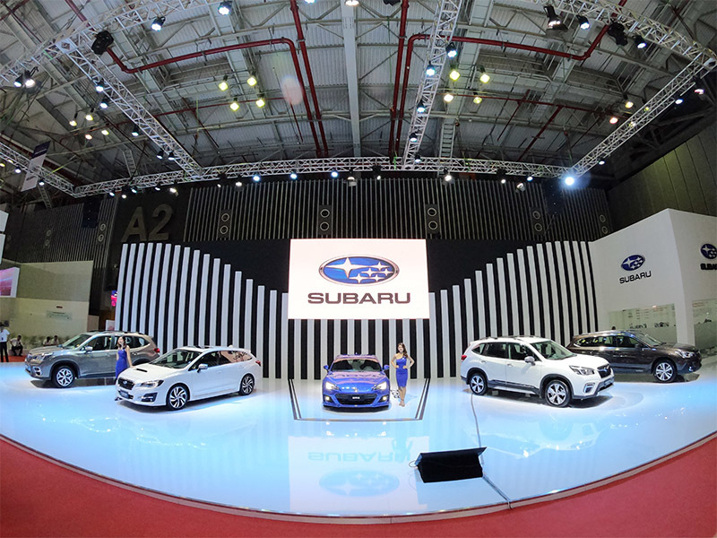 Tại Triển lãm ô tô Việt Nam 2019 – Vietnam Motor Show (VMS 2019), khách hàng được trực tiếp chiêm ngưỡng mẫu xe Subaru BRZ Sport coupe 2.0 và Levorg 2.0 GTS MY2020 ngay tại gian trưng bày của Subaru