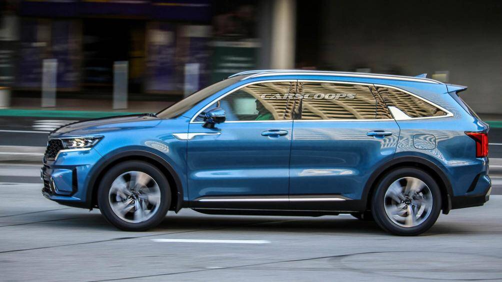 Ngoại hình Sorento mới sở hữu nhiều đường nét cứng cáp, vuông vức và sắc cạnh, chứ không bo tròn như đời cũ