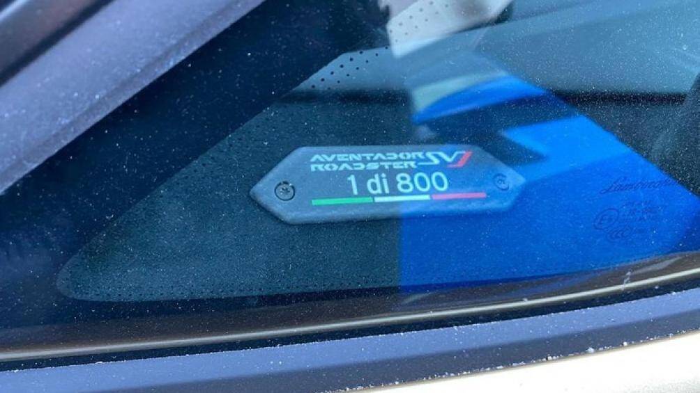 Chiếc Lamborghini Aventador SVJ Roadster, siêu phẩm của anh có ký hiệu là một trong 800 bản được sản xuất