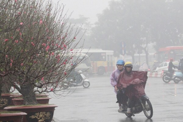 Gió Mùa Đông Bắc Tràn Về, Ngày Đầu Năm Canh Tý Miền Bắc Chìm Trong Mưa Rét