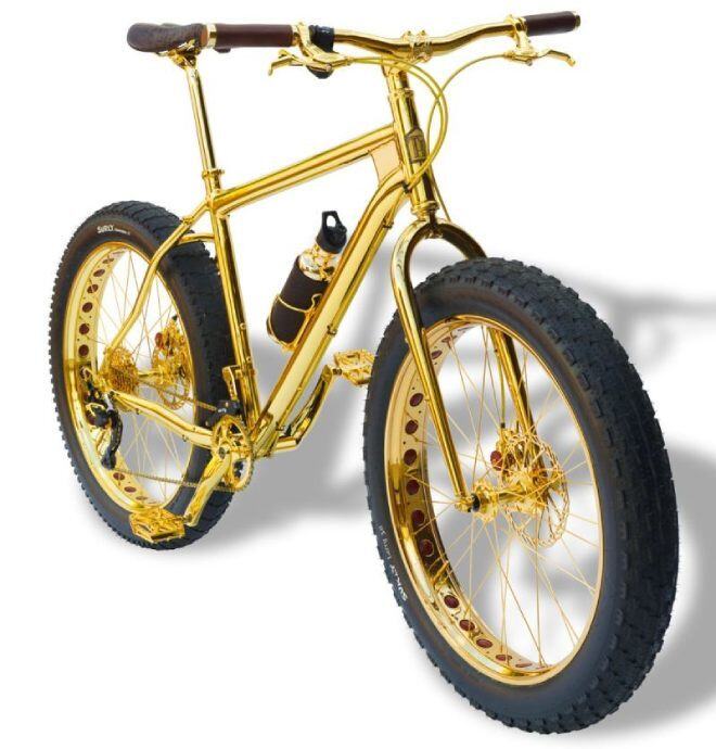 Tính đến nay vẫn chưa có mẫu xe đạp như chiếc 24K Gold Extreme Moutain Bike với giá lên đến 1 triệu USD