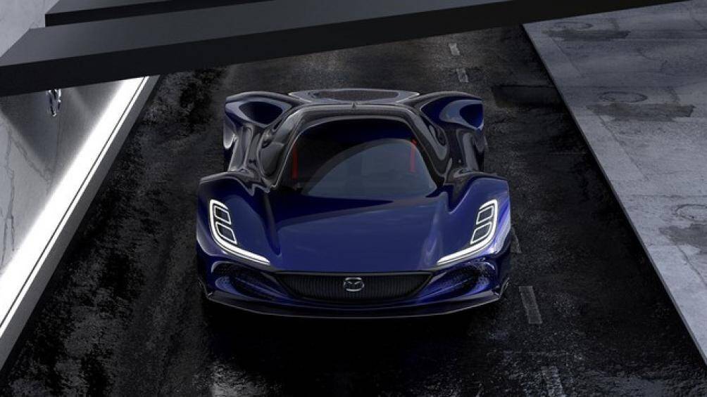 Schneider đã tạo ra chiếc RX-10 Vision Longtail như là một chiếc siêu xe cho Mazda